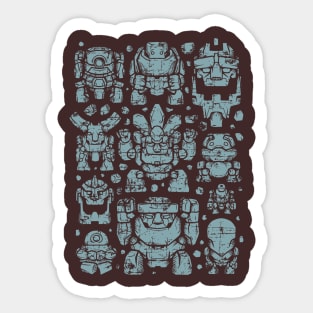 Golems and golems Sticker